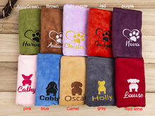 Load image into Gallery viewer, Custom Pet Towel Dog Bath Towel