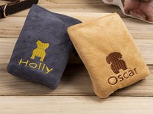 Load image into Gallery viewer, Custom Pet Towel Dog Bath Towel