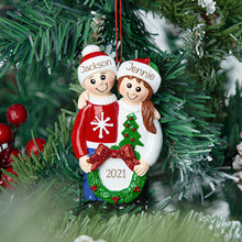 Load image into Gallery viewer, Personalized Couple Ornament for Christmas
