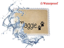 Load image into Gallery viewer, Custom Dog Mat Pet Placemat With Your Pets Nam

