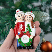 Load image into Gallery viewer, Personalized Couple Ornament for Christmas
