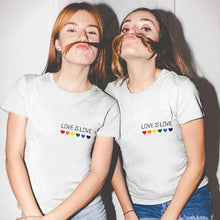 Load image into Gallery viewer, LGBT Couple Shirt- Love is Love
