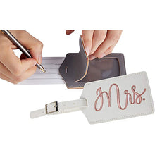 Load image into Gallery viewer, Mr. and Mrs. Honeymoon Wedding Luggage Tags
