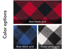 Load image into Gallery viewer, Personalized Embroidered Premium Lumberjack Plaid Dog Bandana
