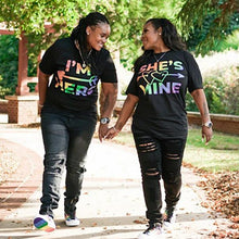 Load image into Gallery viewer, LGBT Couple Shirt-She's Mine I'm Hers
