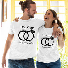 Load image into Gallery viewer, Customize Anniversary Gift Couples T-Shirts

