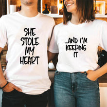Load image into Gallery viewer, Matching Shirt-She Stole My Heart And I'm Keeping It
