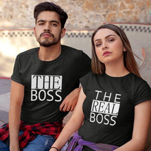 Load image into Gallery viewer, The Boss The Real Boss Couple Shirts
