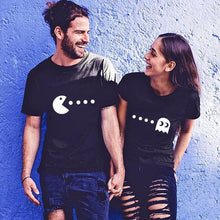 Load image into Gallery viewer, Pacman Shirts-Funny Matching Couple T-Shirts
