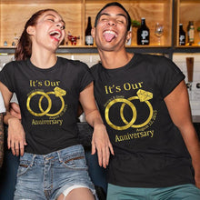 Load image into Gallery viewer, Customize Anniversary Date Couple Matching Shirts
