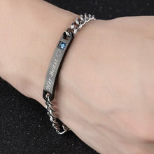 Load image into Gallery viewer, Customized Couple Bracelets, His and Hers Couple Bracelet
