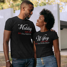 Load image into Gallery viewer, Hubby Wifey Married Since Couple Shirts
